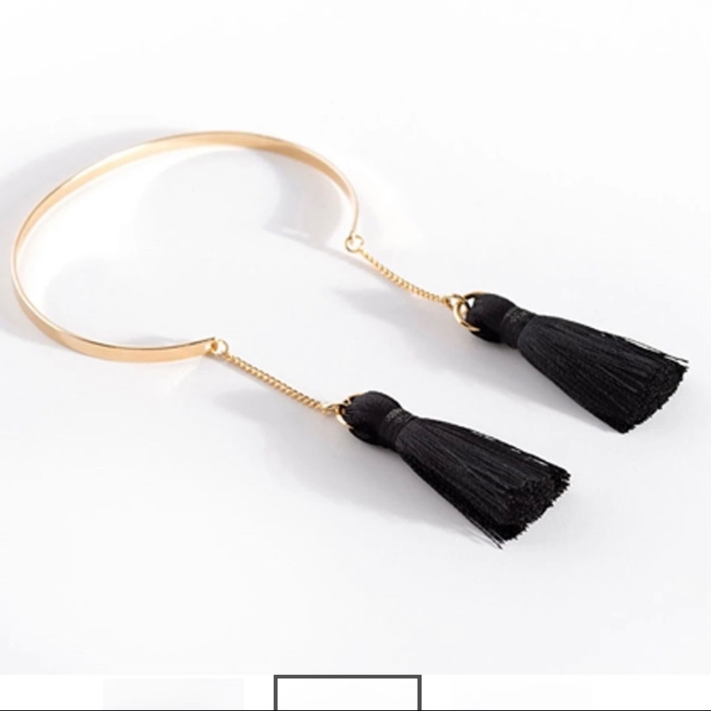 💥2/$25 Shiraleah Tallulah bracelet- black tassels